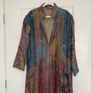 One-of-a-kind thrifted boho dress/jacket! 46 EU / 14 US / 12 UK